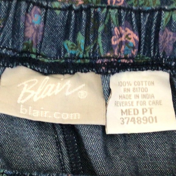 Blair- Blue denim with purple flower skirt - Picture 7 of 8